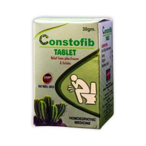 A  bottle of Constofib Tablets is an effective and natural treatment for constipation and piles.